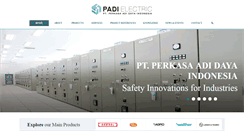 Desktop Screenshot of padi-electric.com